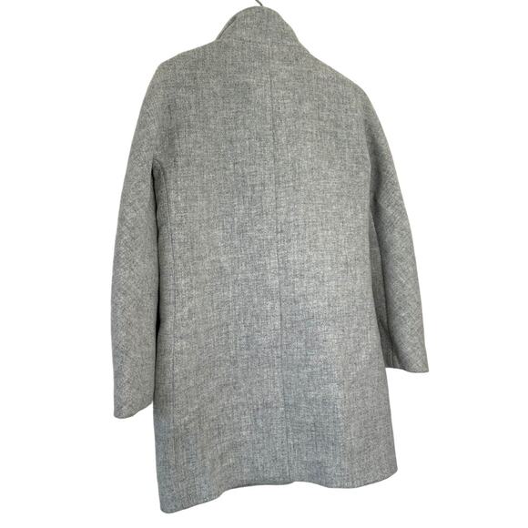 J.Crew Italian Stadium Cloth Wool Coat by Nello Gori Gray Size 2 - Picture 9 of 11